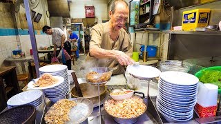 Ancient Thai Street Food  90Year Old Restaurant FISH RICE SOUP in Bangkok Thailand [upl. by Laurianne]