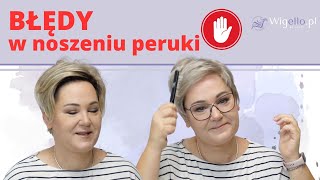 Błędy w noszeniu peruki syntetycznej wigello sklep z perukami [upl. by Yhtimit522]