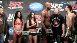 UFC 138  Weigh In uncut [upl. by Corena]