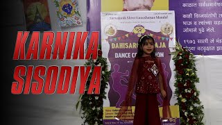 Karnika Sisodiya Dance Competition 2024 Dahisar cha Raja  Dahisar East [upl. by Rusty28]