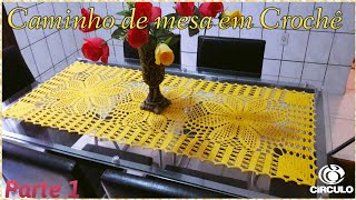 🌼 Caminho de Mesa Margarida em Crochê 12  Tutorial Por Vanessa Marcondes [upl. by Alix]