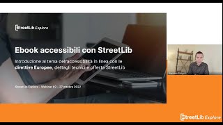 StreetLib Explore 2  Cosa sono gli ebook accessibili dettagli tecnici e offerta StreetLib [upl. by Eilzel445]