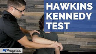 Hawkins Kennedy Test  Shoulder Impingement Test [upl. by Ettenwad]