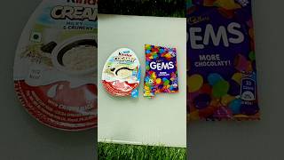 Kinder CREAMY amp GEMS Popsicle 🥰youtubeshorts shorts trending shortvideo ytstudio gems kinder [upl. by Rintoul]