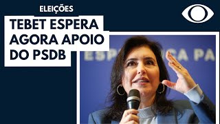 Simone Tebet espera agora apoio do PSDB [upl. by Aicnom840]