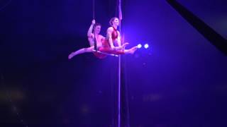 Sailor Circus Duo Trapeze Performance at 2017 Smithsonian Folklife Festival [upl. by Aney]