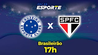 CRUZEIRO X SÃO PAULO  AO VIVO  CAMPEONATO BRASILEIRO – 15092024 [upl. by Aikrehs]