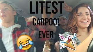 LIT CARPOOL  DRIVE AROUND W US PT 3  kai alexandra [upl. by Monteith]