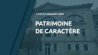 Patrimoine de caractère [upl. by Packer268]