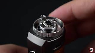 VOOPOO RTA Pod Tank 2 ML  The First Magnetic RTA for DRAG S amp DRAG X  Rebuildable Tank Atomizer [upl. by Auqinahs722]