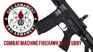 GampG Combat Machine Firehawk M4 Stubby Review [upl. by Nuriel426]