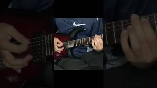 First solo Hangar 18 👽megadeth kikoloureiro martyfriedman rustinpeace guitarcover guitar [upl. by Fihsak]