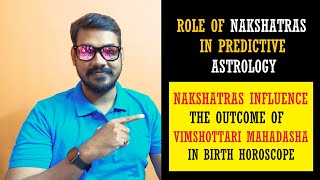 The Role Of Nakshatras In Predictive Astrology [upl. by Nosylla]