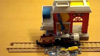 GeoTrax Working Town Train Railway Playset [upl. by Analle]