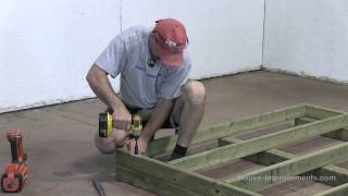 How To Build A Shed  Part 1 Building The Floor [upl. by Arsuy442]