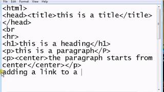 how to make a website using notepad [upl. by Eimmis]