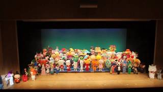 100s of Japanese Local Mascots Acted GOGO Dance  全国のゆるキャラがGOGOダンス [upl. by Victory269]