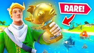 The RARE Mythic Goldfish In Fortnite 1 in 1000000 Droprate [upl. by Vandyke]