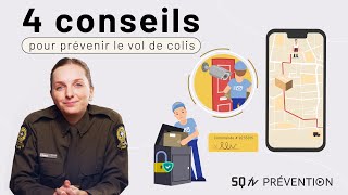 4 conseils pour prévenir le vol de colis  SQtv Prévention [upl. by Ettebab197]