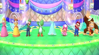 Mario Party 10  Minigame Tournament  Peach vs Rosalina vs Daisy vs Toadette vs Luigi vs Mario [upl. by Chadabe]