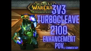 Enhancement Shaman TBC TurboCleave 2100 commentarystrats [upl. by Noorah]