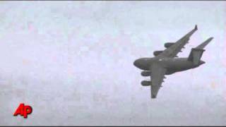 Raw Video Military Releases C17 Crash Footage [upl. by Norvall]