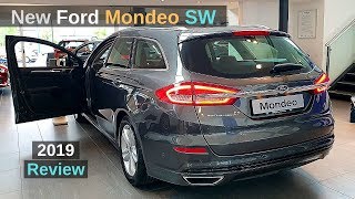 New Ford Mondeo SW Estate 2019 Review Interior Exterior [upl. by Kos]