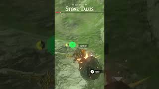 Talus damages itself in Breath of the Wild botw shorts [upl. by Hugues]