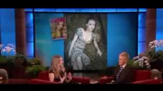 Amanda seyfried loves dogs on ellen show THE ELLEN SHOW2013 [upl. by Elladine891]