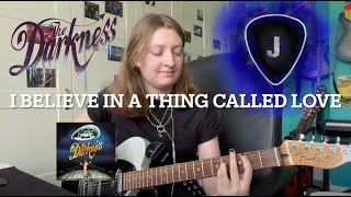 I Believe In A Thing Called Love The Darkness  Guitar Cover by Jess [upl. by Ocinemod107]