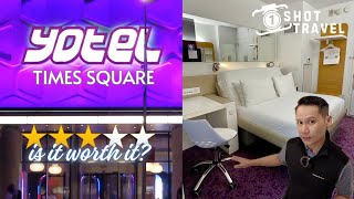 I stayed YOTEL TIMES SQUARE What You Need to Know 🗽🛌 [upl. by Krall]