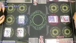 Cardfight Vanguard  Royal Paladins vs Kagero  Game 1 [upl. by Onirefez]