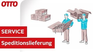 Speditionslieferung mit Hermes in nur 23 Werktagen  Lieferung amp Rücksendung  Service bei OTTO [upl. by Malarkey]