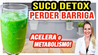 Receita de Suco Detox para Perder Barriga DESINCHAR E METABOLISMO [upl. by Neysa]