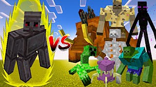 NETHERITE GOLEMS vs ALL MUTANT MONSTERS  Craziest Minecraft Mob Battle [upl. by Candless529]