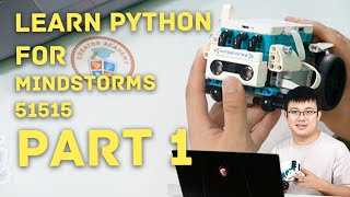 Learn Python for Mindstorms LEGO 51515 Part 1 Getting Started Tutorial [upl. by Valerio631]