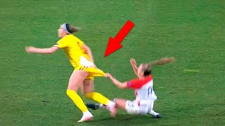 Comedy amp Shocking Moments in Womens Football 2 [upl. by Rozek585]