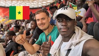 Je suis allé voir un match de football de léquipe du Sénégal  🇸🇳 [upl. by Hsirrap]