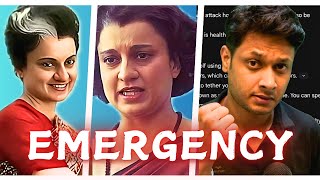 new movie EMERGENCY review of trailer story casting [upl. by Esorrebma]