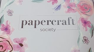 Papercraft Society box 6 unboxing [upl. by Massingill466]