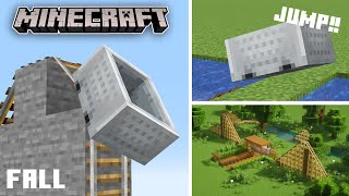 【Minecraft】ジェットコースターの作り方とアイディア8選！ [upl. by Vihs678]