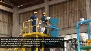 Plastic amp Tire Pyrolysis Plants by Pyrocrat Systems LLP  Suhas Dixit  wwwpyrocratsystemscom [upl. by Liamsi]