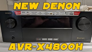 NEW 2023 Denon AVRX4800H Unboxing Just Released [upl. by Rowney]