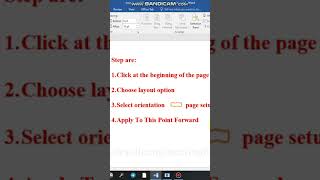 How to Rotate a Single Page in Microsoft Word [upl. by Elberta632]