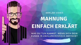 MAHNUNG ✅ einfach erklärt  Was tun bei Zahlungsverzug ⭐ GripsCoachTV [upl. by Anaehr]