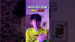 MOSSA DELLA BEFANA GIALLO O ROSSO 👀 calcio arbitro meme danjk [upl. by Noach]