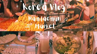 Korea Traditional Market✨Namdaemun Market street food ft hotteok noodle valley barley bibimbap [upl. by Frazer]