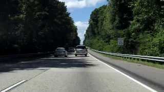 Interstate 64  Virginia Exits 247 to 238 westbound [upl. by Meehyrb]