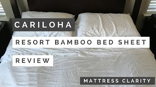 Cariloha Resort Review  Best Bamboo Sheets [upl. by Apthorp499]