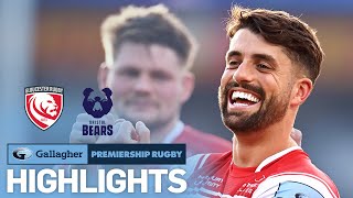 Gloucester v Bristol  HIGHLIGHTS  TopsyTurvy EightTry Affair  Gallagher Premiership 202223 [upl. by Ayenet]